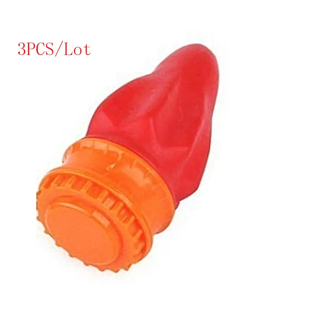 11cm-Red-3PCS EDC для самообороны, карманное снаряжение, Рогатка, катапульта, патроны, Pow Arrow cap Hamer Handvat Doel en Vervanging Pouches Jacht Shot - Цвет: 11cm-Red-3PCS