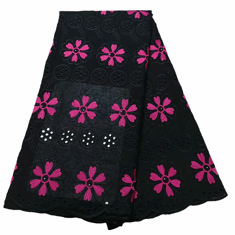 Африканская синяя кружевная ткань швейцарская вуаль кружево с отверстиями