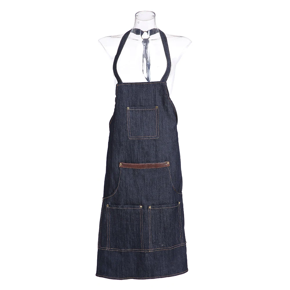 Профессиональная накидка для салона парикмахерской джинсовый фартук волос