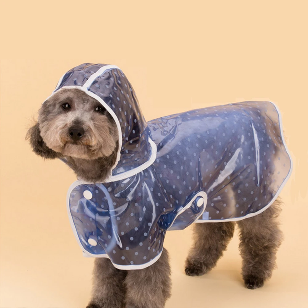 1 шт. водонепроницаемый плащ для собак с капюшоном прозрачный собачий щенков