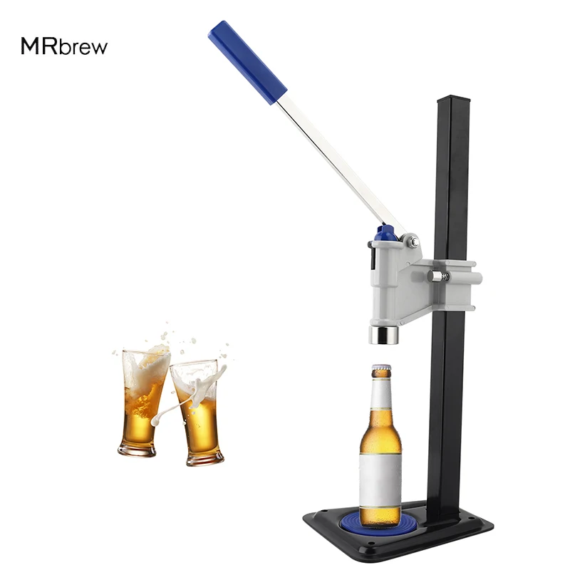 New Beer Bottle Capper Auto Lever Bench Capper Sealer Machine for Homebrew Beer Wine Keg Soda Crown Capping Brewing Tools