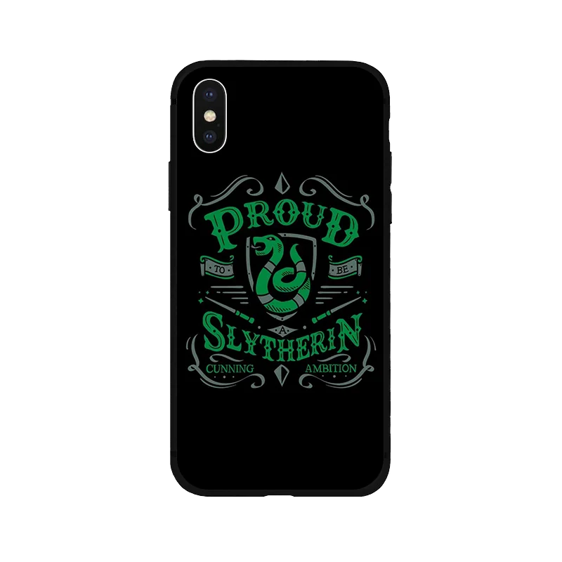 Magic school Gryffindor мягкий силиконовый черный чехол для телефона iPhone11 pro 5 5S se 6 6s 7 8 plus X Xs XR max - Цвет: 1838