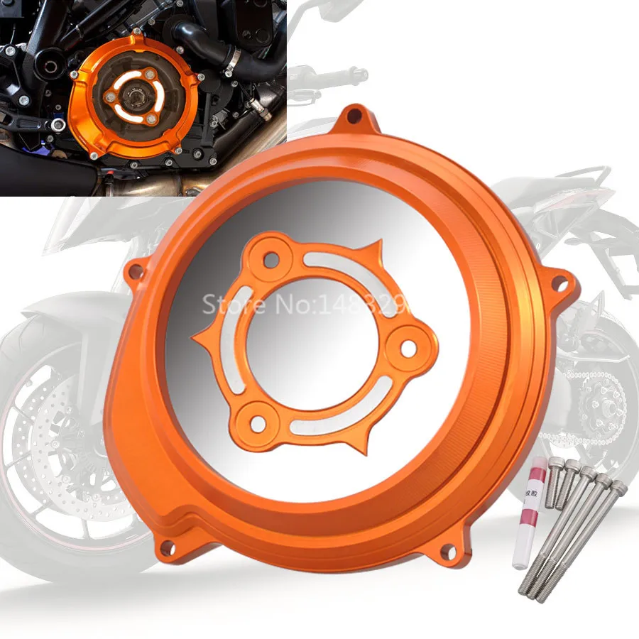 Прозрачная крышка сцепления для KTM LC8 защитный кожух двигателя 1050 1090 1190 1290 ADV Adventure Superduke супер Duke R GT