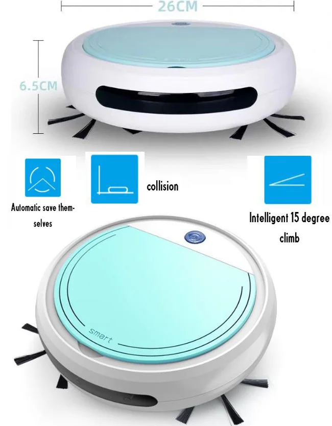 Аккумуляторный умный робот 4 в 1 3200pa USB автоматический робот-подметальщик