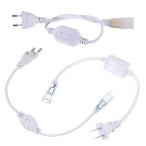 Светодиодные ленты SMD 5050 3014, вилка для ЕССША, 220 светодиодный светодиодные ленты, источник питания, вилка для освещения, трансформатор, переключатель драйвера для аксессуаров