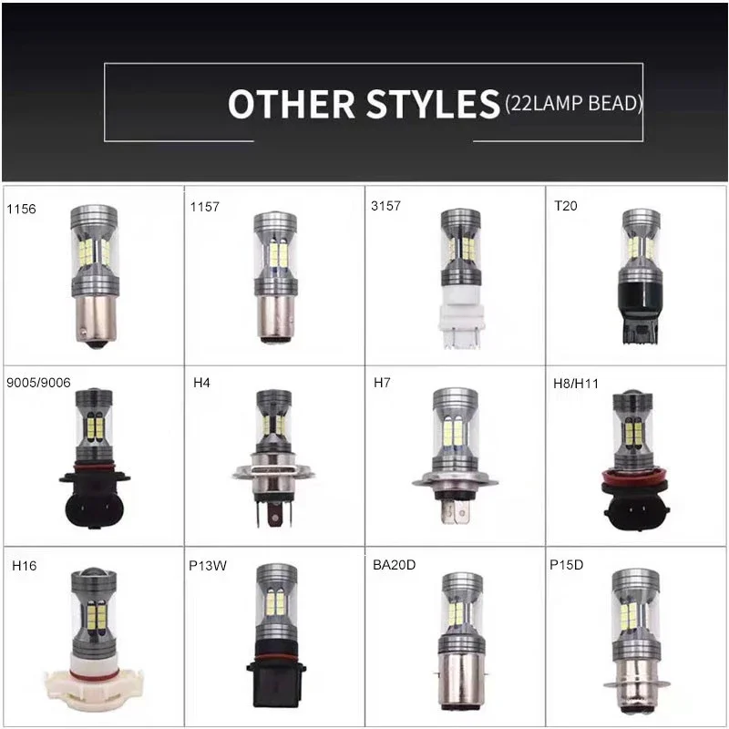 

12V 6500k super bright led motorcycle fog lights led brake light for motorcycle