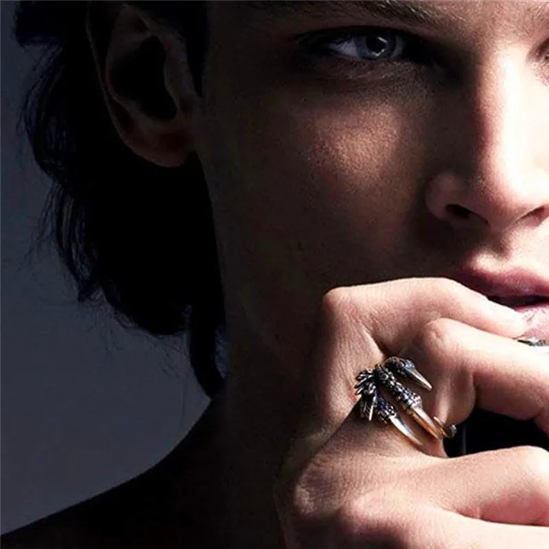 Винтажное кольца для мужчин и женщин с животными змея лягушка кошка павлин