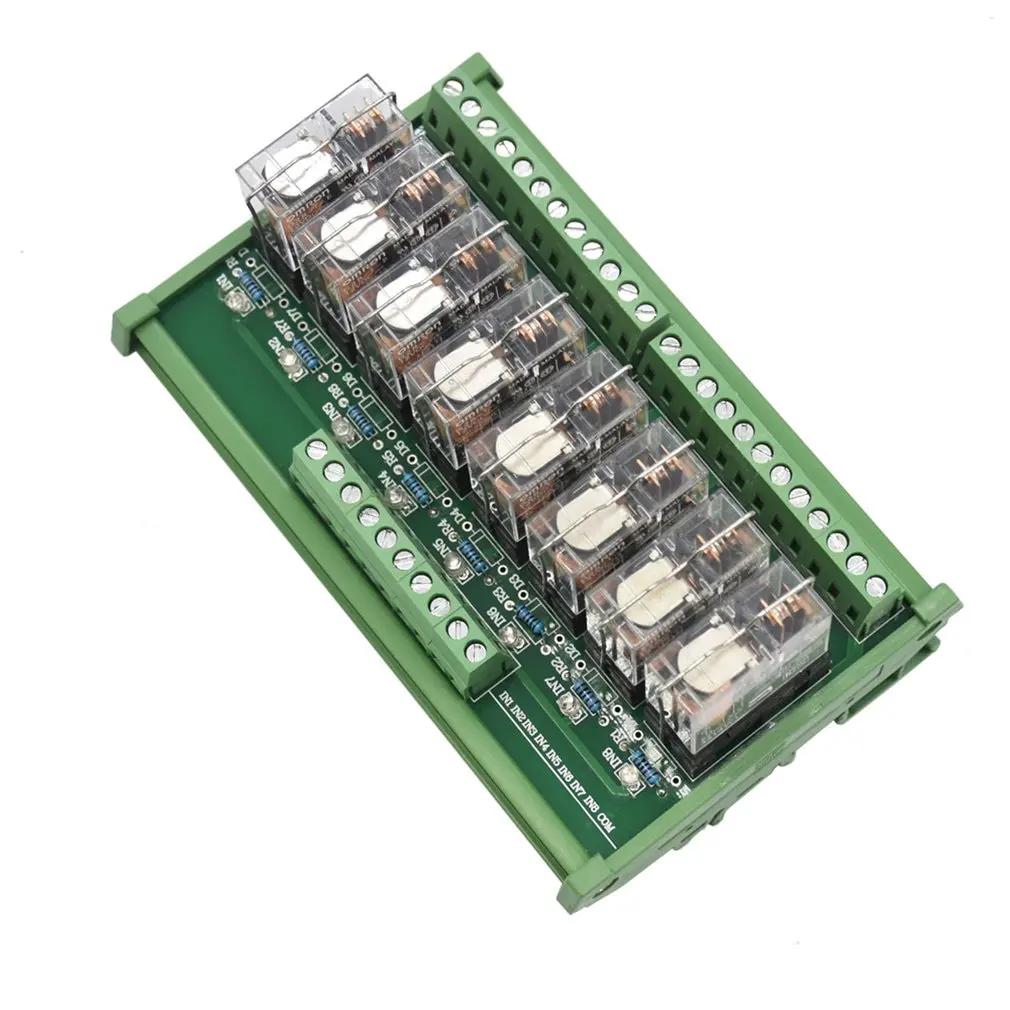 Рейку Din Ac/Dc Gt2A высокого класса 4/8 канала реле управления 4 Spdt 16A релейный модуль