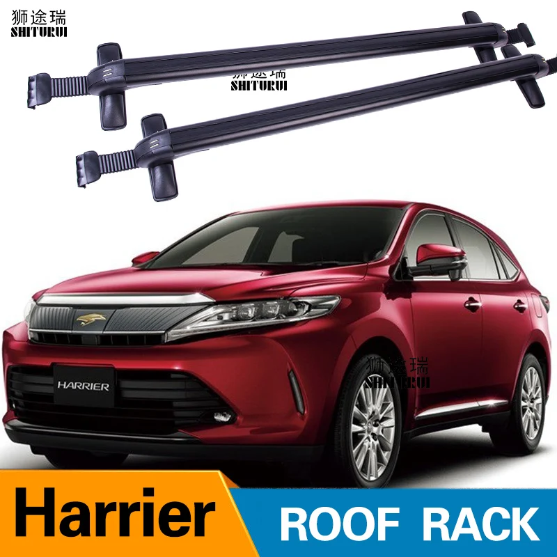 Балки на крышу для TOYOTA Harrier SUV 2014 + XU60 без перил из алюминиевого сплава боковые