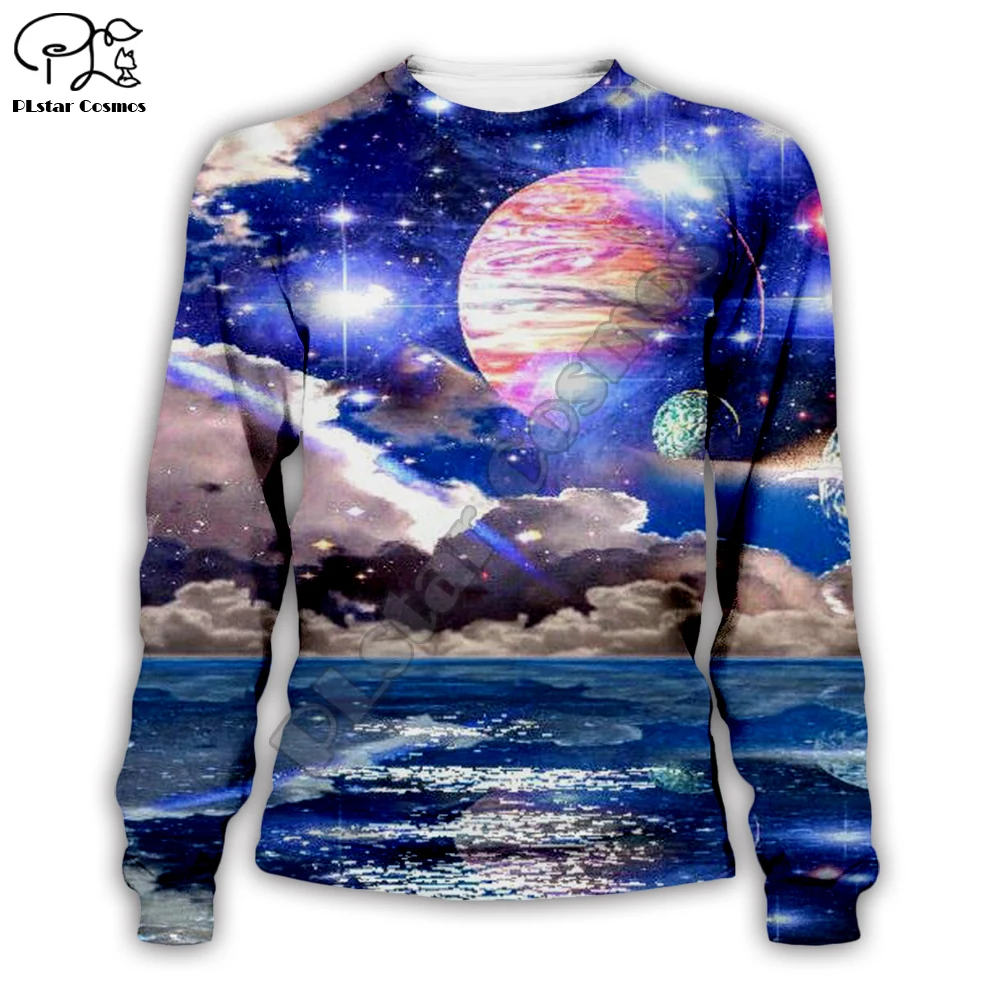 Мужские Армстронга скафандр Galaxy 3D из двух предметов: толстовка с капюшоном и