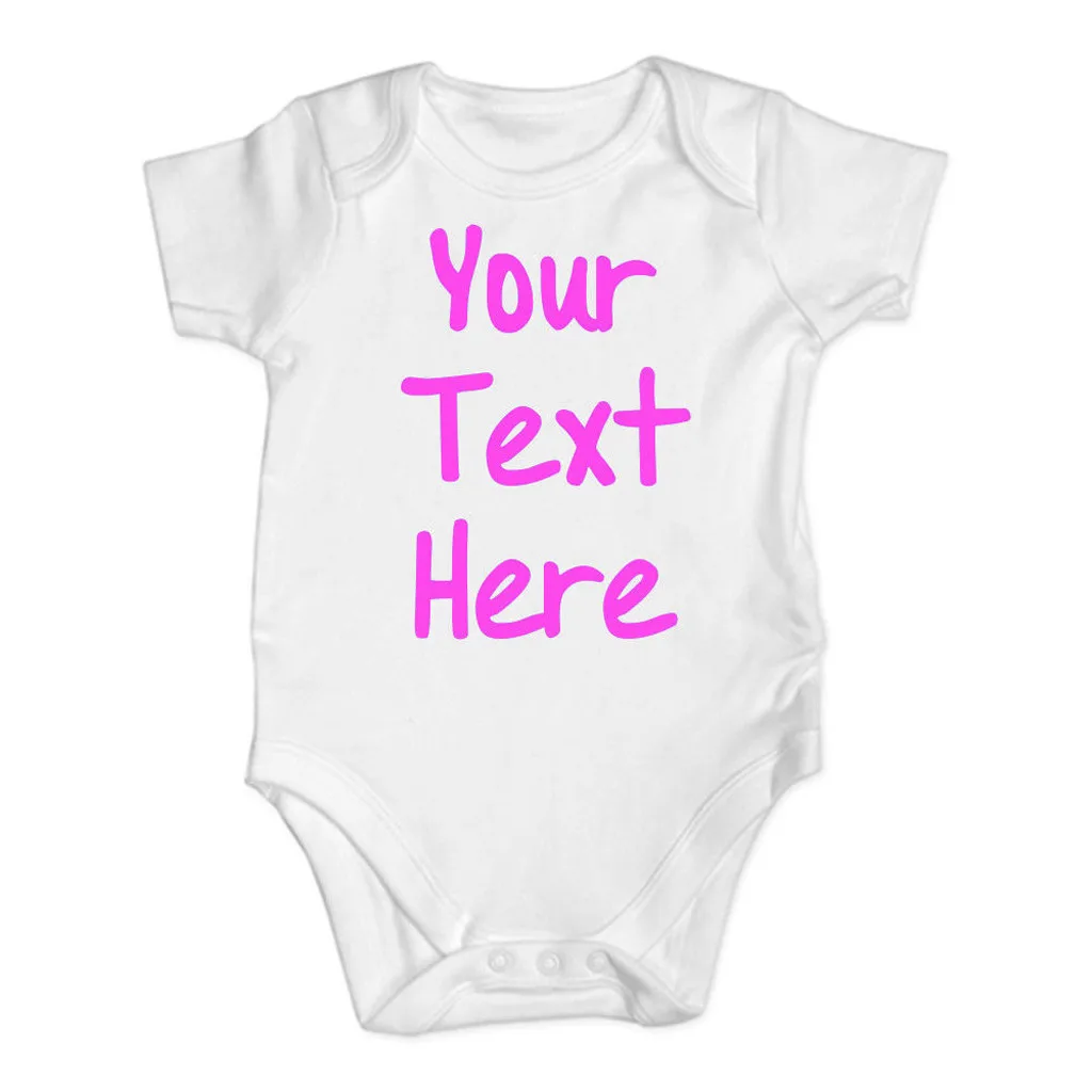 Детская одежда для новорожденных мальчиков и девочек персональный ваш текст