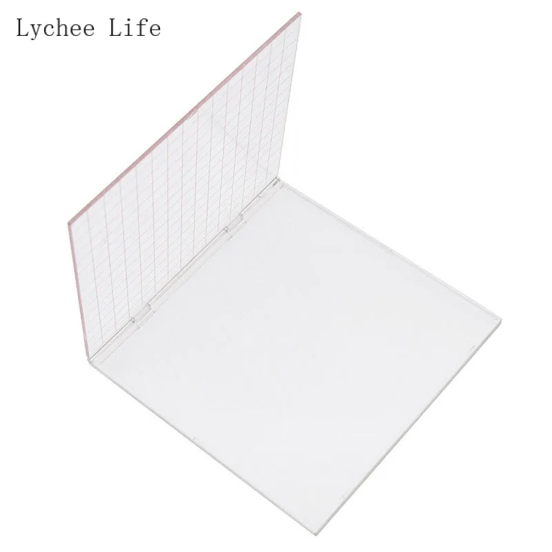 Прозрачный акриловый штамп Lychee Life идеальный штампованная для скрапбукинга папки