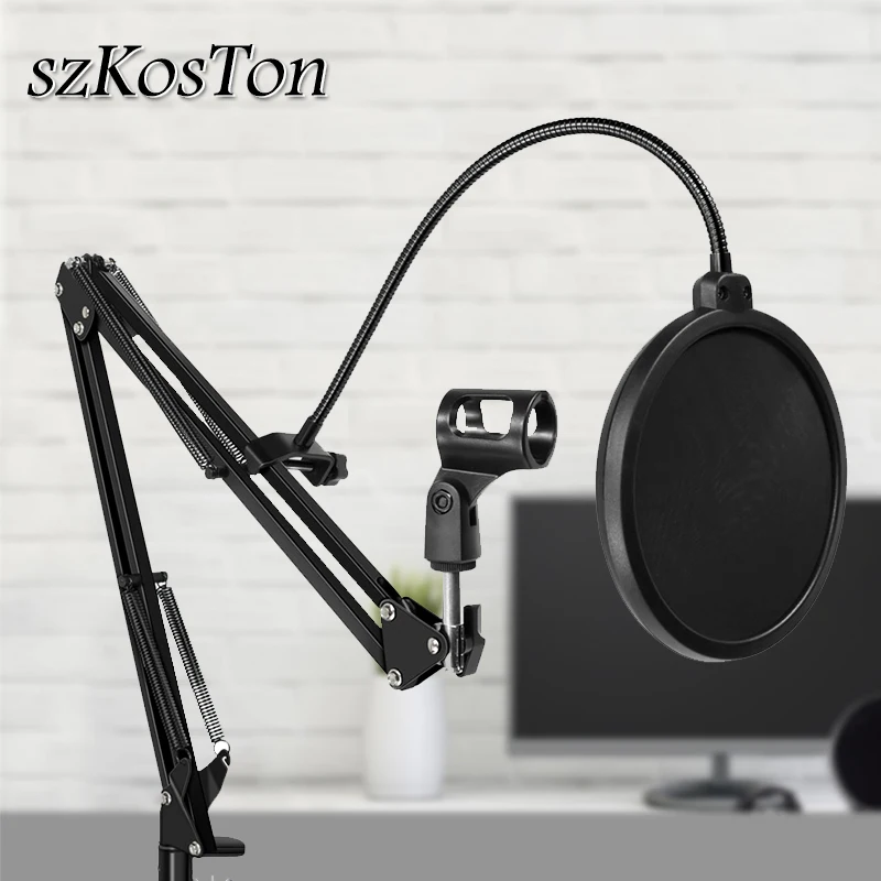 Подставка для микрофона BM800 профессиональная подставка на 360 градусов с