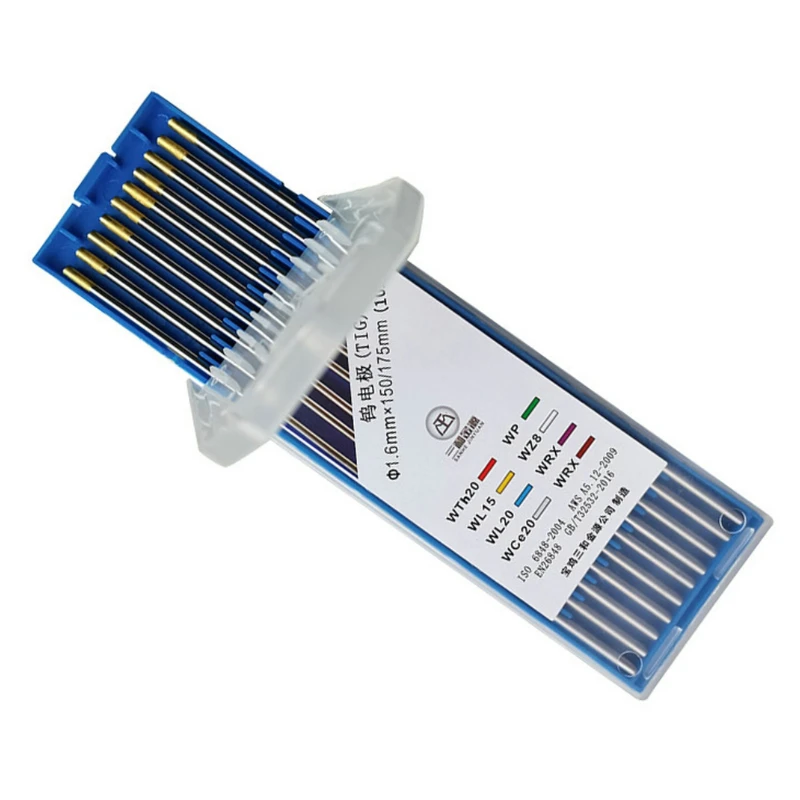 

10PCS/Set Argon Arc Welding Tungsten Needle Rod Tungsten Electrode For Aluminium Copper Welding WL15 Argon Arc Welding Rods