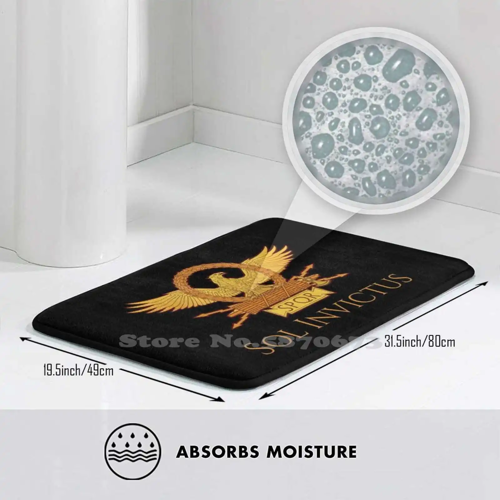 Sol Invictus-старинный Стандартный дверной коврик с орлом для ног домашний Римский