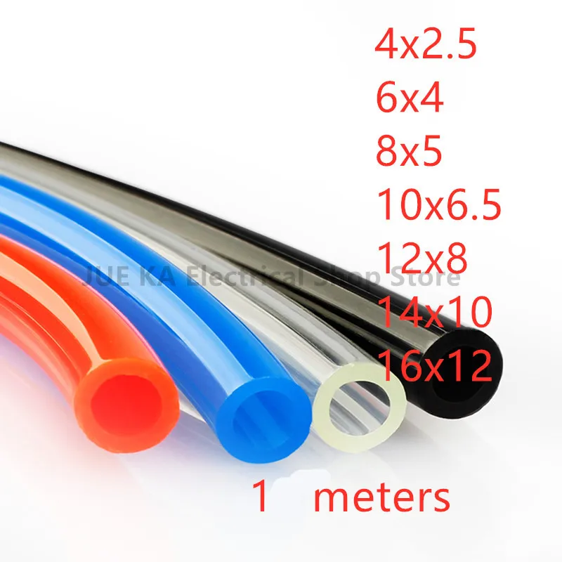 

1m/lots PU High pressure Pneumatic Component OD Air Line Polyurethane Hose for Compressor one meter