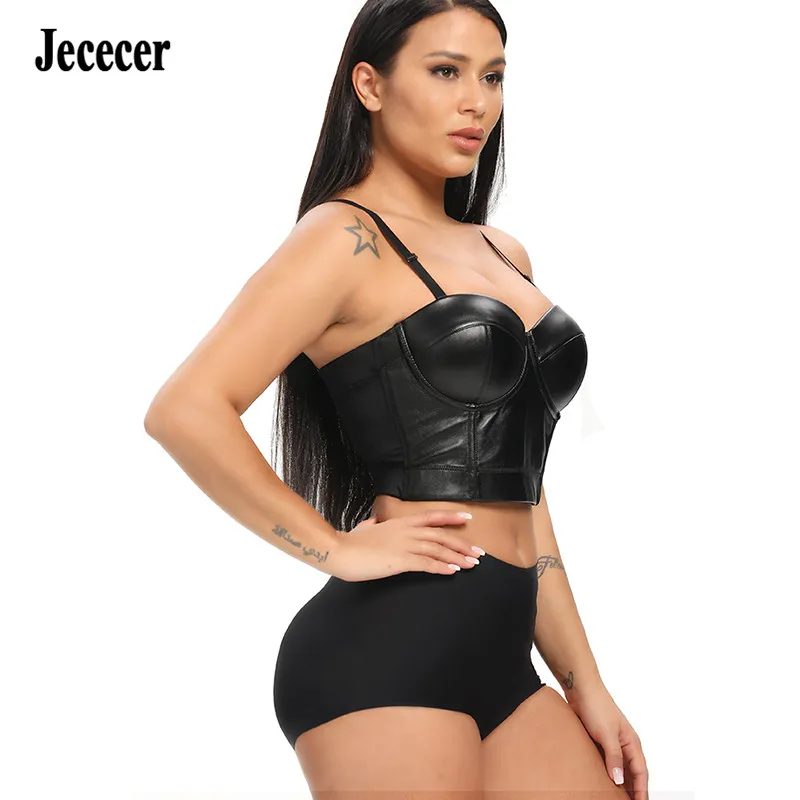 Женский корсет в готическом стиле черный длинный бюстгальтер стимпанк из