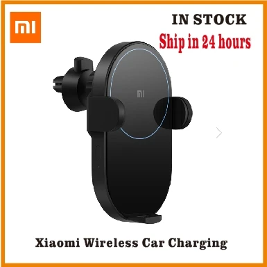 

Original Xiaomi Wireless Car Charger 20W Max Electric Auto Pinch 2.5D Glass Qi Smart Quick Charge Fast Charger for Mi