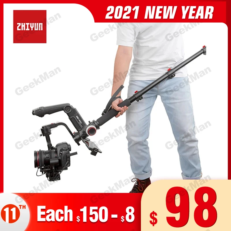Оригинальный Телескопический монопод Zhiyun Weebill Lab S с экраном от 1/4 до 3/8 для Crane 2 3 M