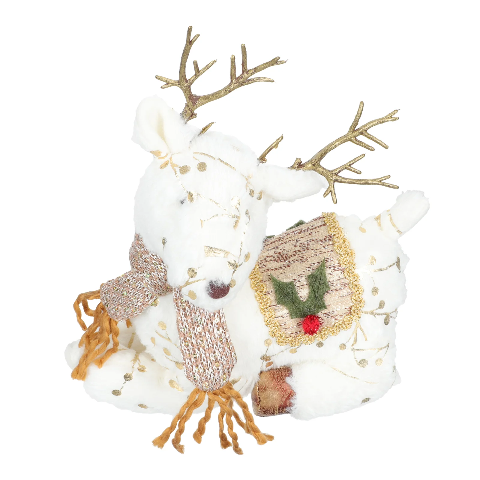 

1 шт. Рождественская плюшевая кукла лось, уникальное настольное украшение, подарок, украшение для куклы