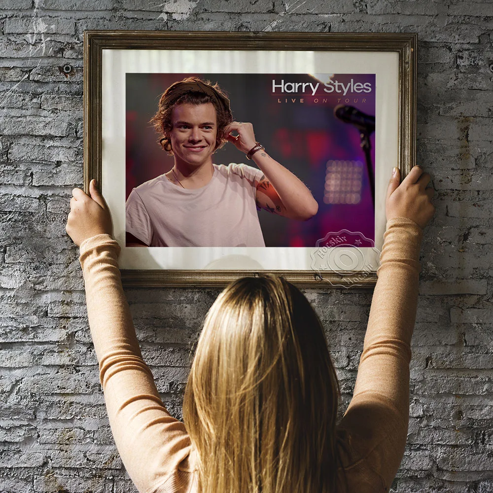 

Harry Styles Live On Tour Poster, British Singer Handsome Boy Concert Promotion Art Prints, Styles Fan Collect Poster Wall Decor