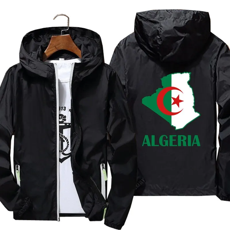 

Мужская ветровка из Алжира, с принтом