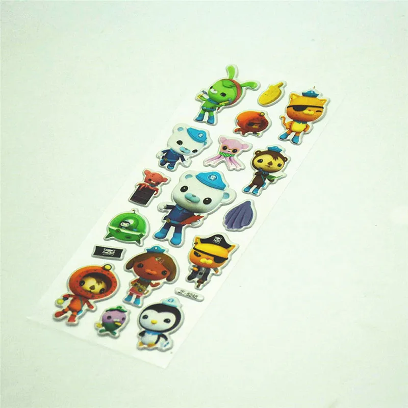 Октонавты мультфильм для детского сада награда стикер 10 листов/лот Дети Мальчики