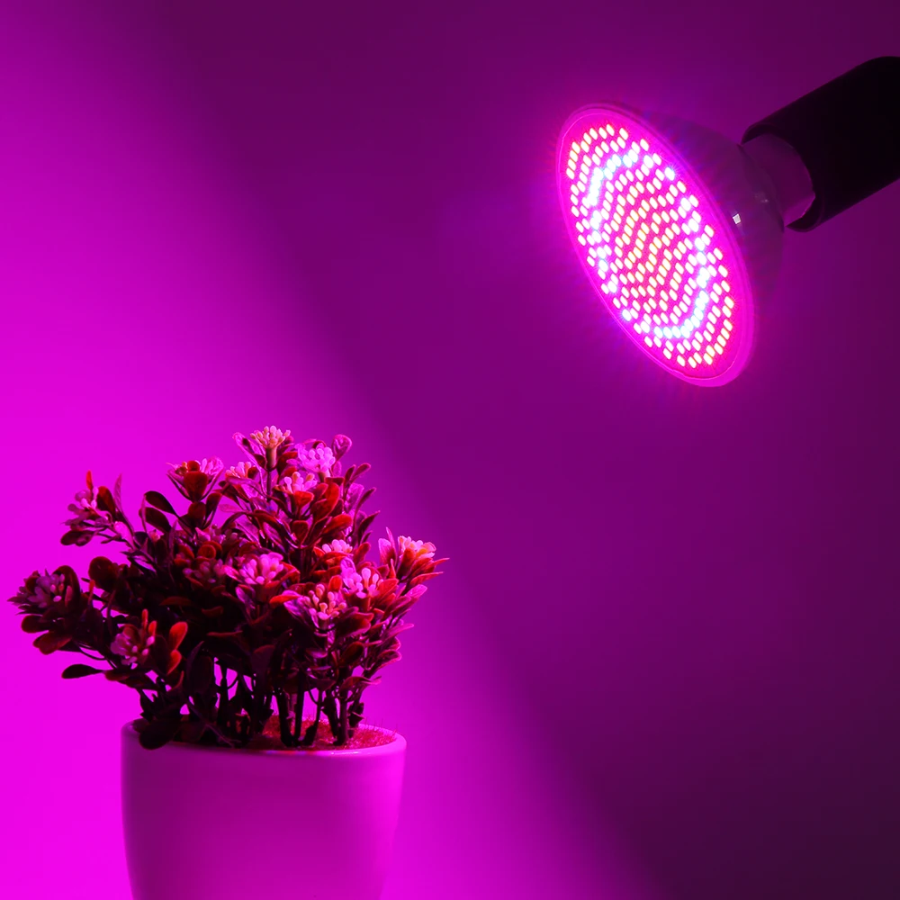 60 106 200 800 LED s фитоламсветильник полного спектра E27 85 265 в светодиодная фитолампа