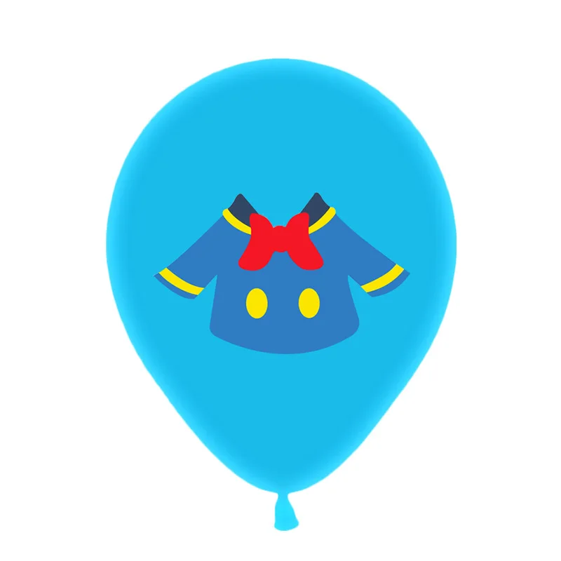 10/20 шт. Дональд Дак воздушные шары Happy День рождения Декор Baby Shower поставки детский