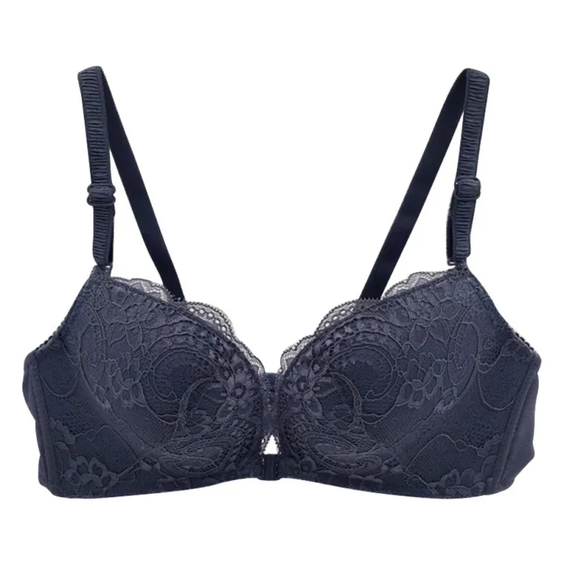 Пуш-ап сексуальный бюстгальтер с чашечками B летний кружевной вышивкой удобный