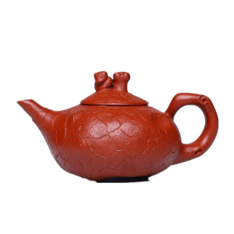

Yixing Zisha teapot raw material Dahongpao Linghou spring teapot flower ware sketch Kungfu teapot