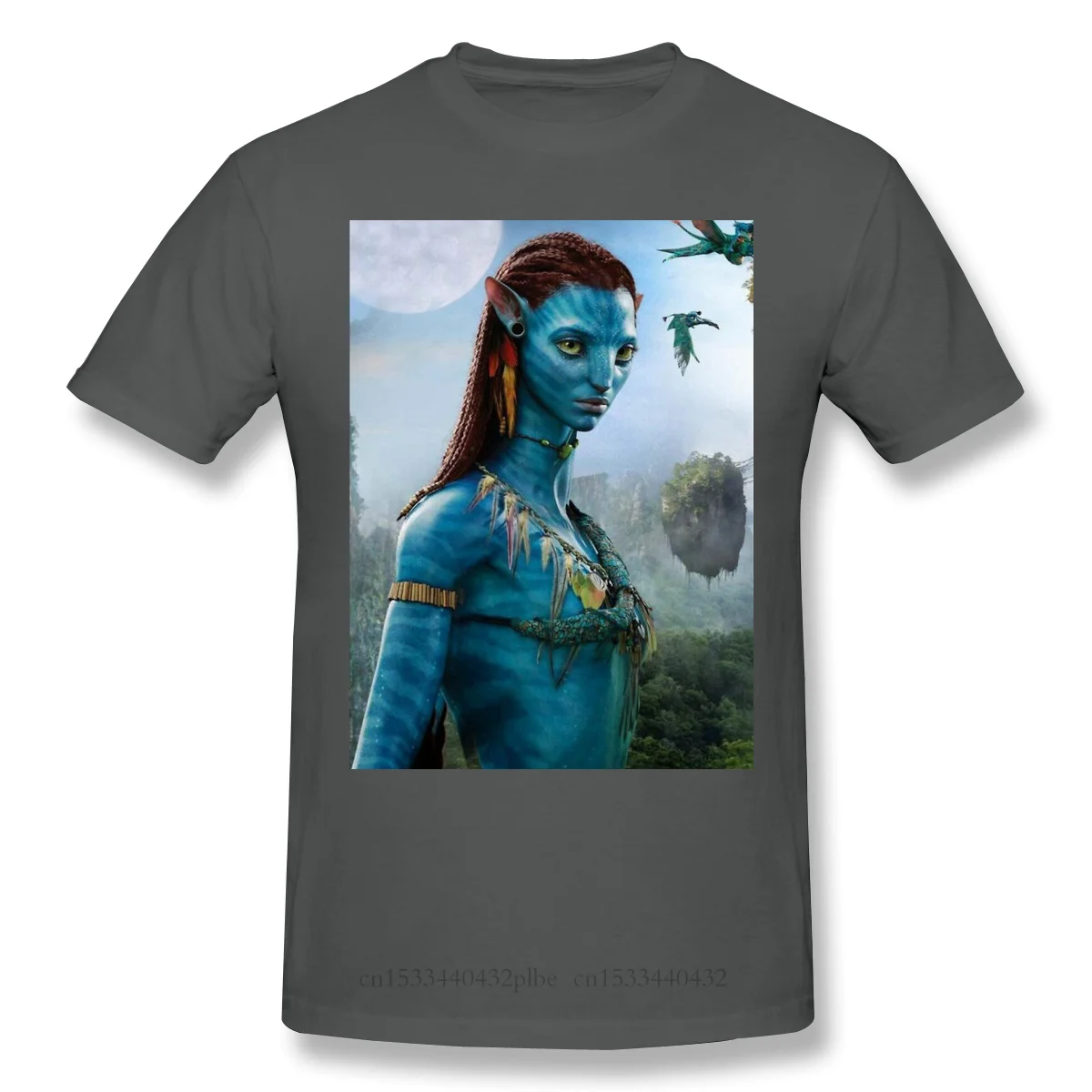 Neytiri/черная футболка с изображением Аватара Кэмерона Джека Салли Sci-Fi экшн-фильм