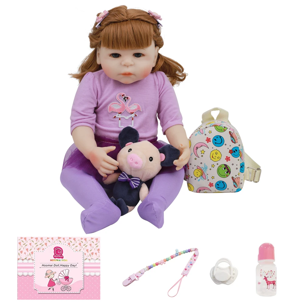 Кукла Реалистичная силиконовая для новорожденных 18 дюймов 48 см | Игрушки и хобби