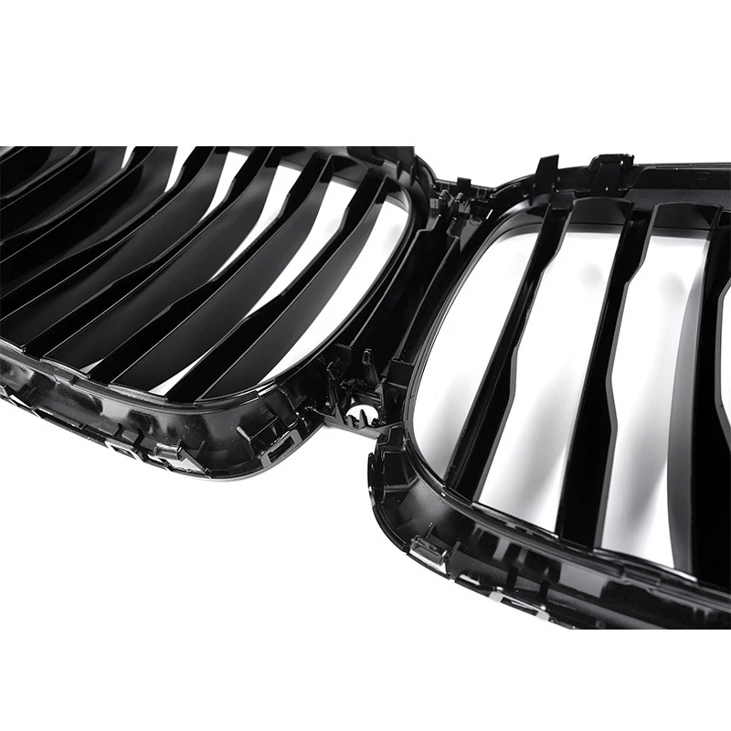 

Glossy Black Front Hood Kidney Grille Grill ABS Dual Line Compatible for New -BMW X5 G05 Front Bumper Grille