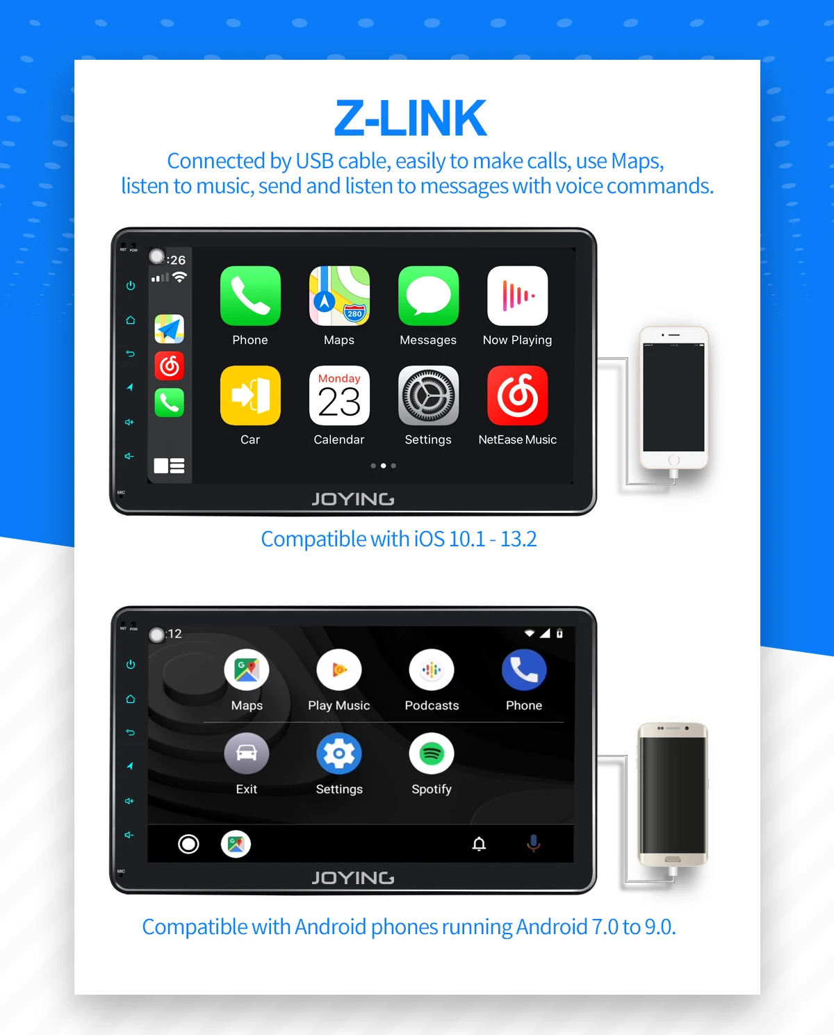 1" один DIN Восьмиядерный Android 8,1 gps навигация Встроенный 4G модем Zlink DSP универсальный автомобильный Радио стерео головное устройство gps плеер