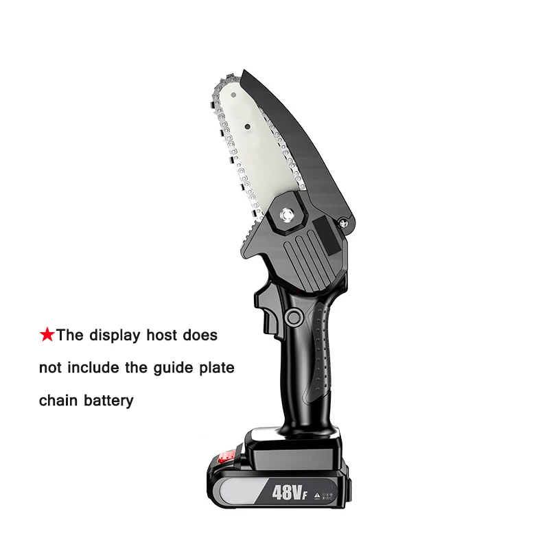Portable Lithium Battery Electric Chain Saw Household Rechargeable Small Hand-Held Chainsaw Garden Pruning Felling Saw