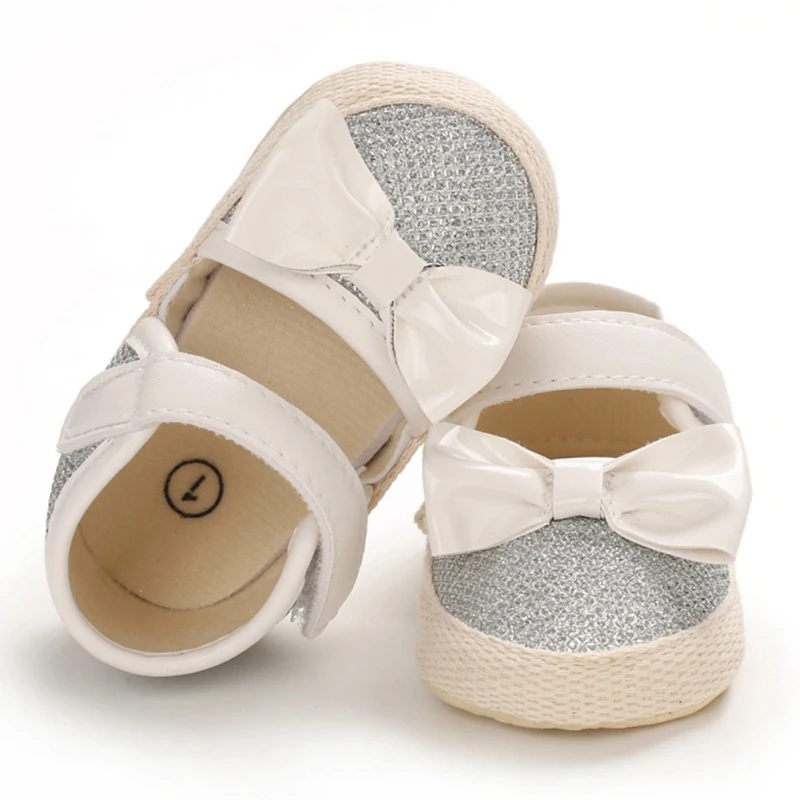 

Fashion Summer Newborn Infant Baby Girls Shoes Bowknot Toddler Sandals Antiskid Shoes 0-18M