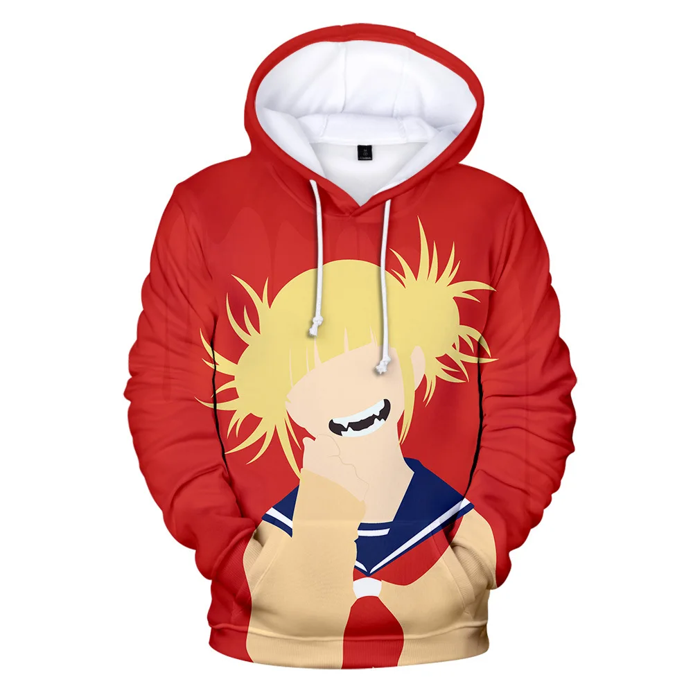 Аниме My Hero Academy химико Тога JK Косплей Костюм с 3D принтом Boku No Hero Academy забавная Толстовка для мужчин и женщин Повседневная Толстовка