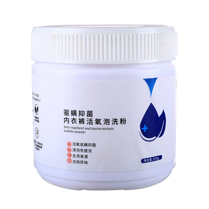 

Underwear Active Oxygen Washing Powder, 350g, Repellent Mites and Antibacterial, Natural Laundry Detergent, Odor & Stain Remover