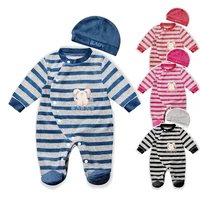 baby clothing new newborn baby boys girls romper clothes long sleeve zipper infant jumpsuit 0 9m