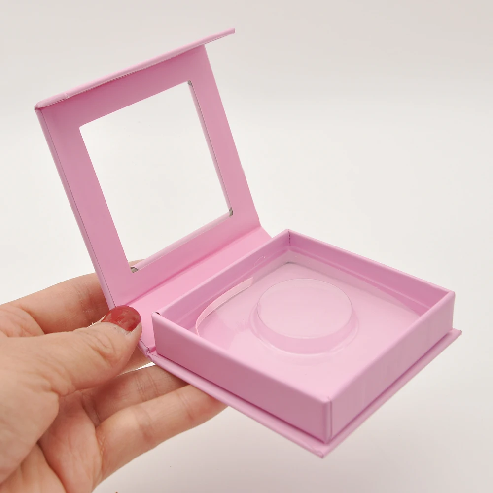 Оптовая продажа квадратная коробка для накладных ресниц упаковки 3d коробки