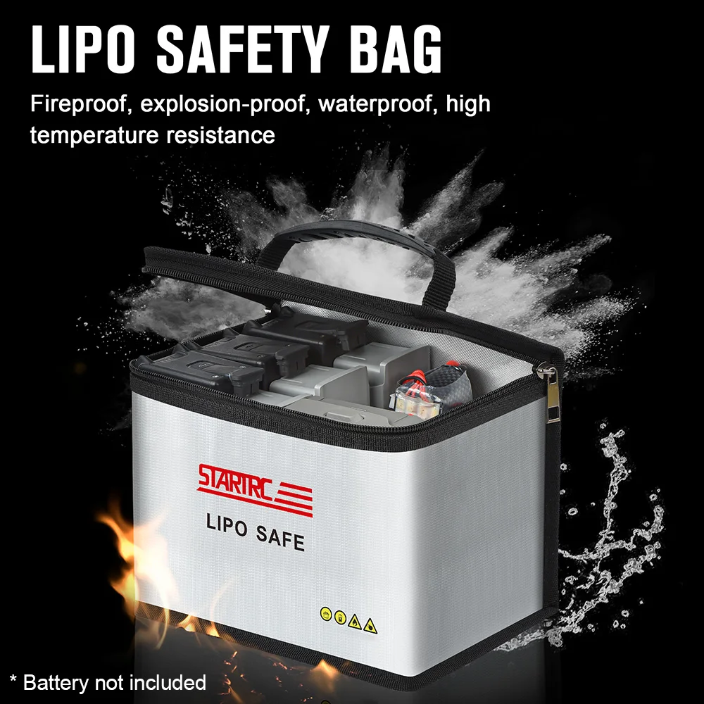 

Portable Lithium Battery Guard Bag Fireproof Explosion-proof Bag RC Lipo Battery Safe Bag Guard Charge Protecting Bag RC Parts