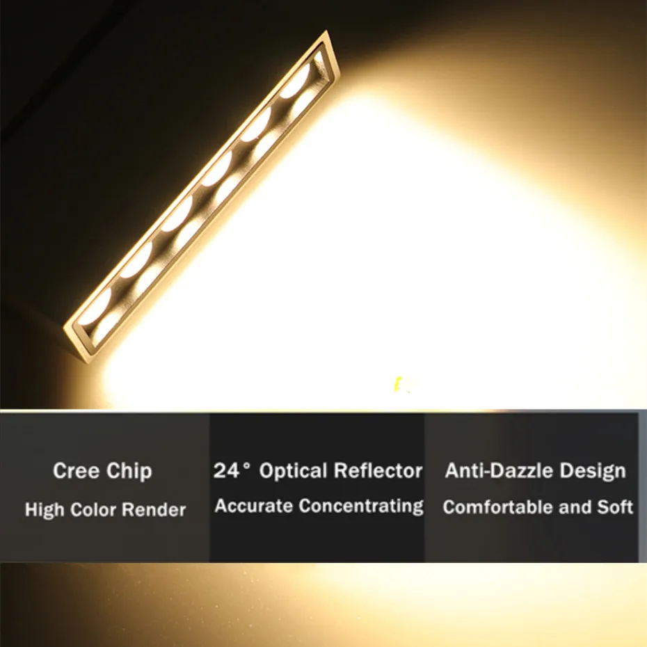 Светодиодный светильник для трека COB высокая яркость лампа угол Бесплатная