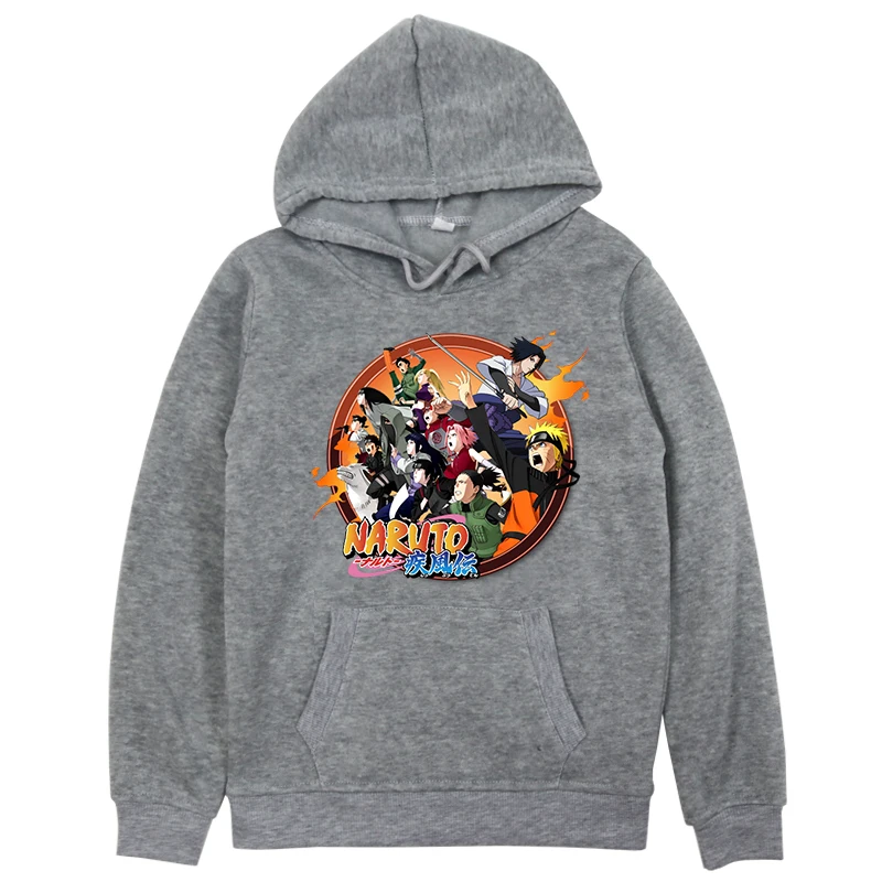 Hoodies 20 Детский свитер для мальчиков и девочек; модные толстовки с капюшоном с принтом Наруто; сезон осень-зима; утолщенные толстовки; Повседневная Блузка; детский топ с длинными рукавами - Цвет: Hoodies 20