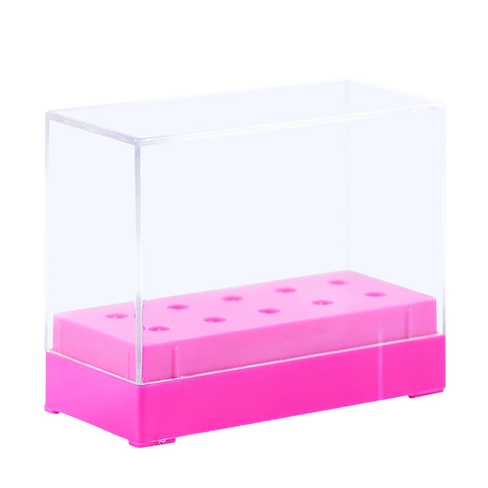 Контейнер для сверл ногтей с 7/10 отверстиями держатель стойка демонстрации