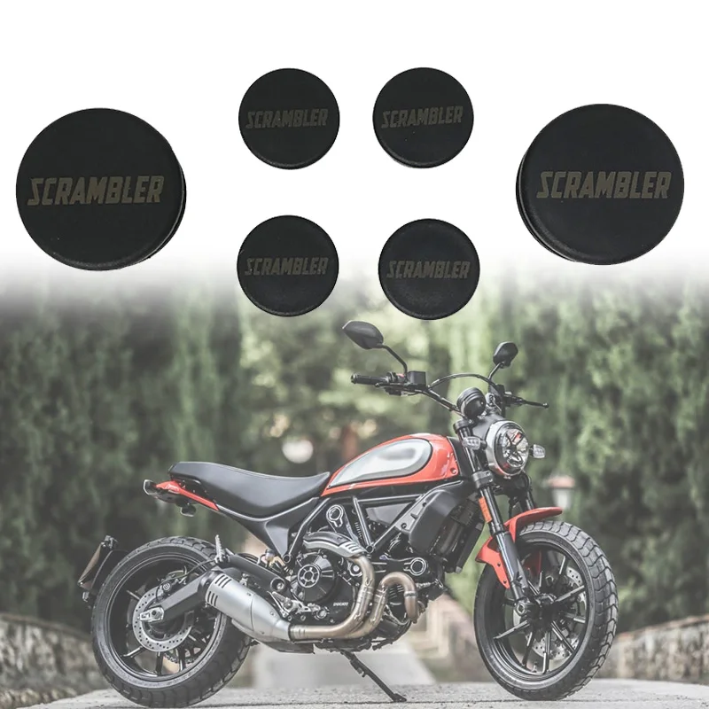 

6 шт., колпачки на раму для Ducati Scrambler 800 400-2013 2020 2017 2018 2019