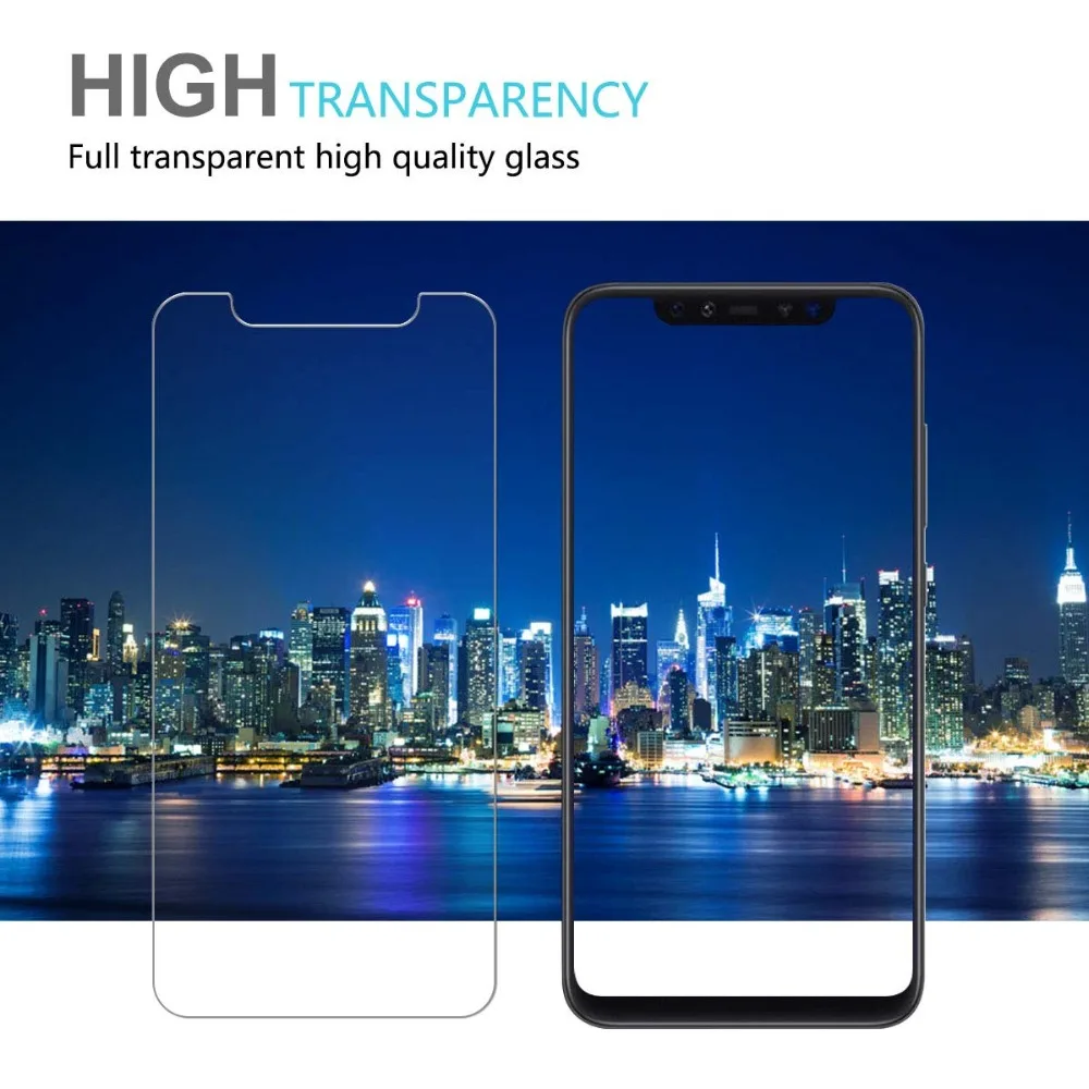 2PCS 9H 2.5D Tempered Glass for LEAGOO M11 Screen Protector 6.18 Inch Smart Phone Protective Film | Мобильные телефоны и