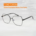 Toketorism винтажные очки с защитой от синего света для компьютера, стильные женские очки по рецепту, оправа 4003