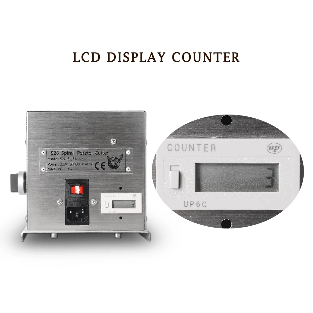 ITOP Электрический закрученный в спираль картофель резак Tornado автоматический