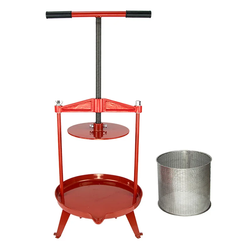 FPS 14L 304 Нержавеющая сталь с Т образной рукояткой для винограда Пресс большой